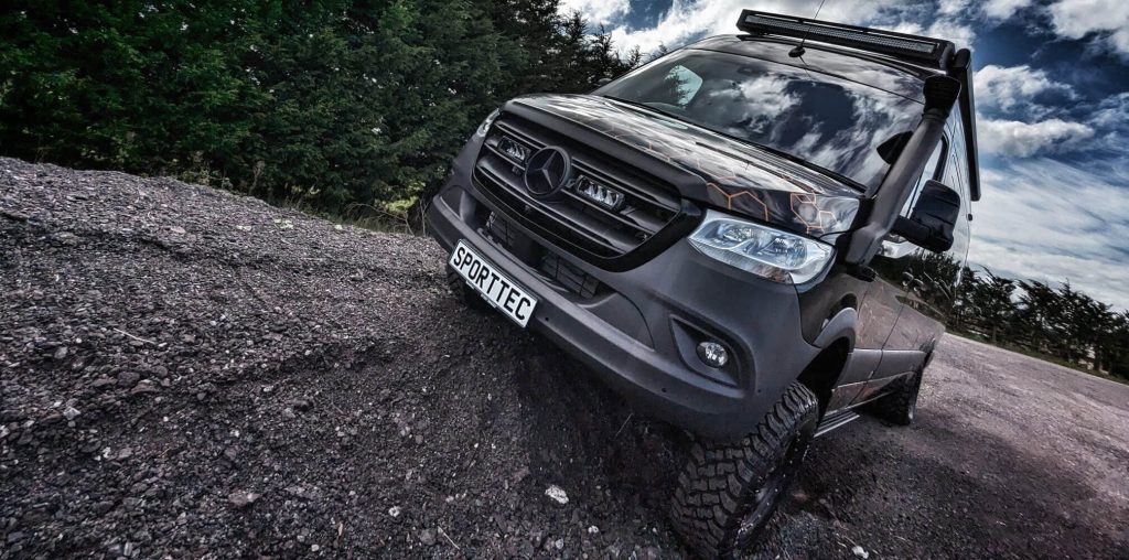 Picture of the front of a SportTec Pathfinder 4x4 model