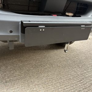 Number plate holder for Winch